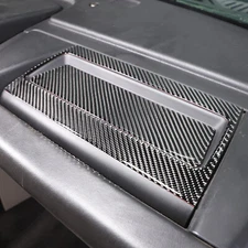 Carbon Fiber Passenger Side Storage Compartment Panel Trim sticker For Hummer H2