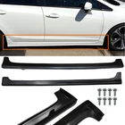 For 12-15 Honda Civic 9th GEN 4Dr 4-Door Sedans JDM Modulo RR Style Side Skirts