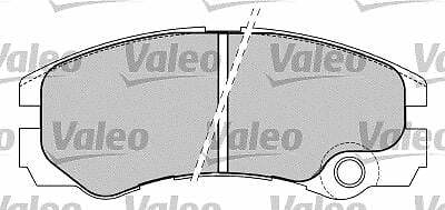 Plaquettes de frein VALEO 598661 pour un freinage arrière d'origine