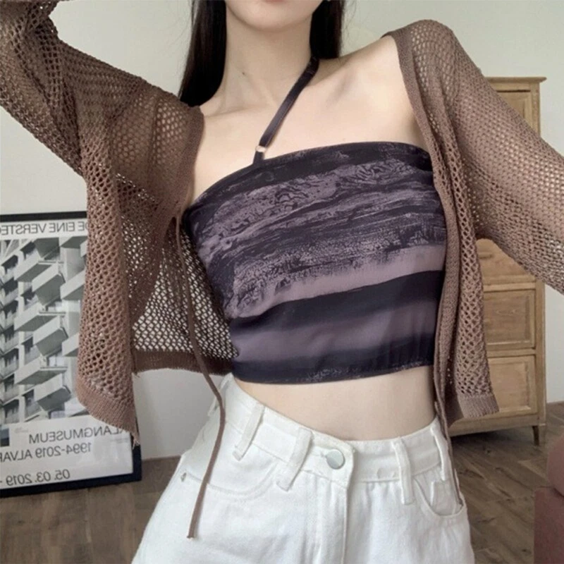 Mesh sleeve deals cardigan