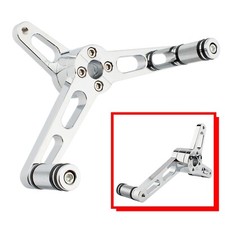 For Sportster XL1200C XL883 Heel Toe Shift Lever Shifter Pegs Pedal Front Chrome