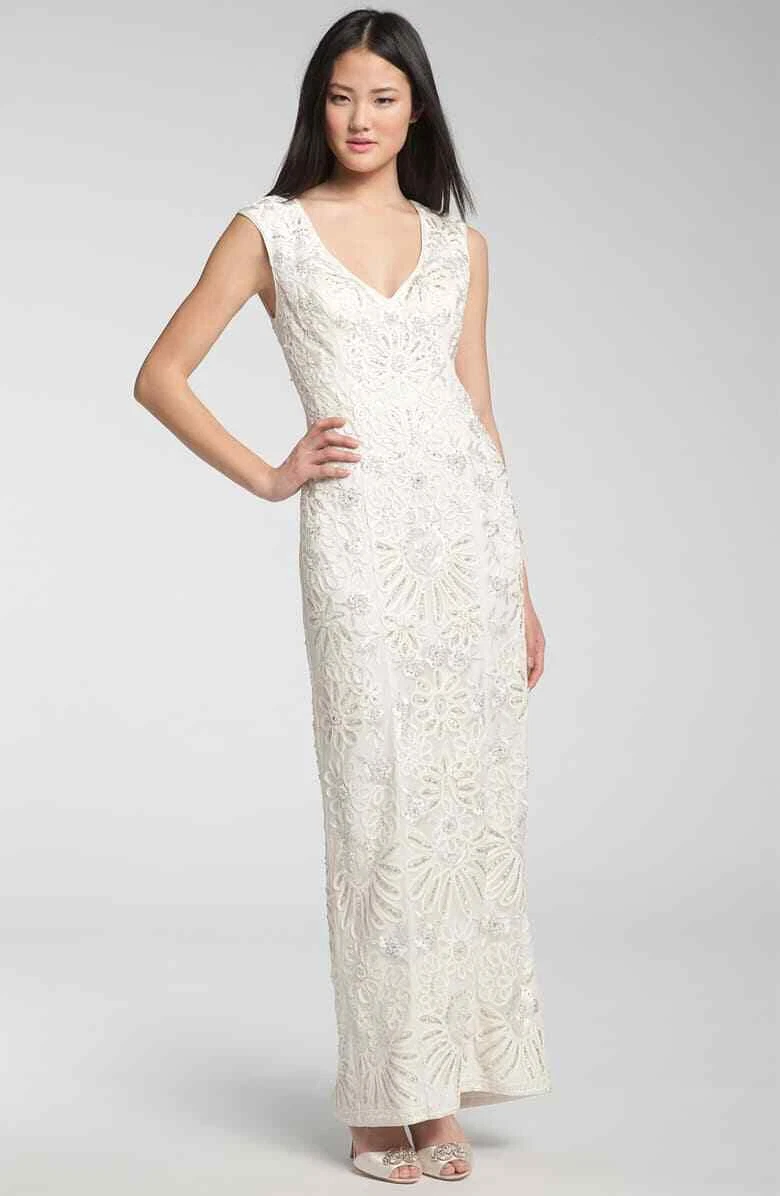 chinese dress ladies Sue Wong N5100 - Long A-Line Dress