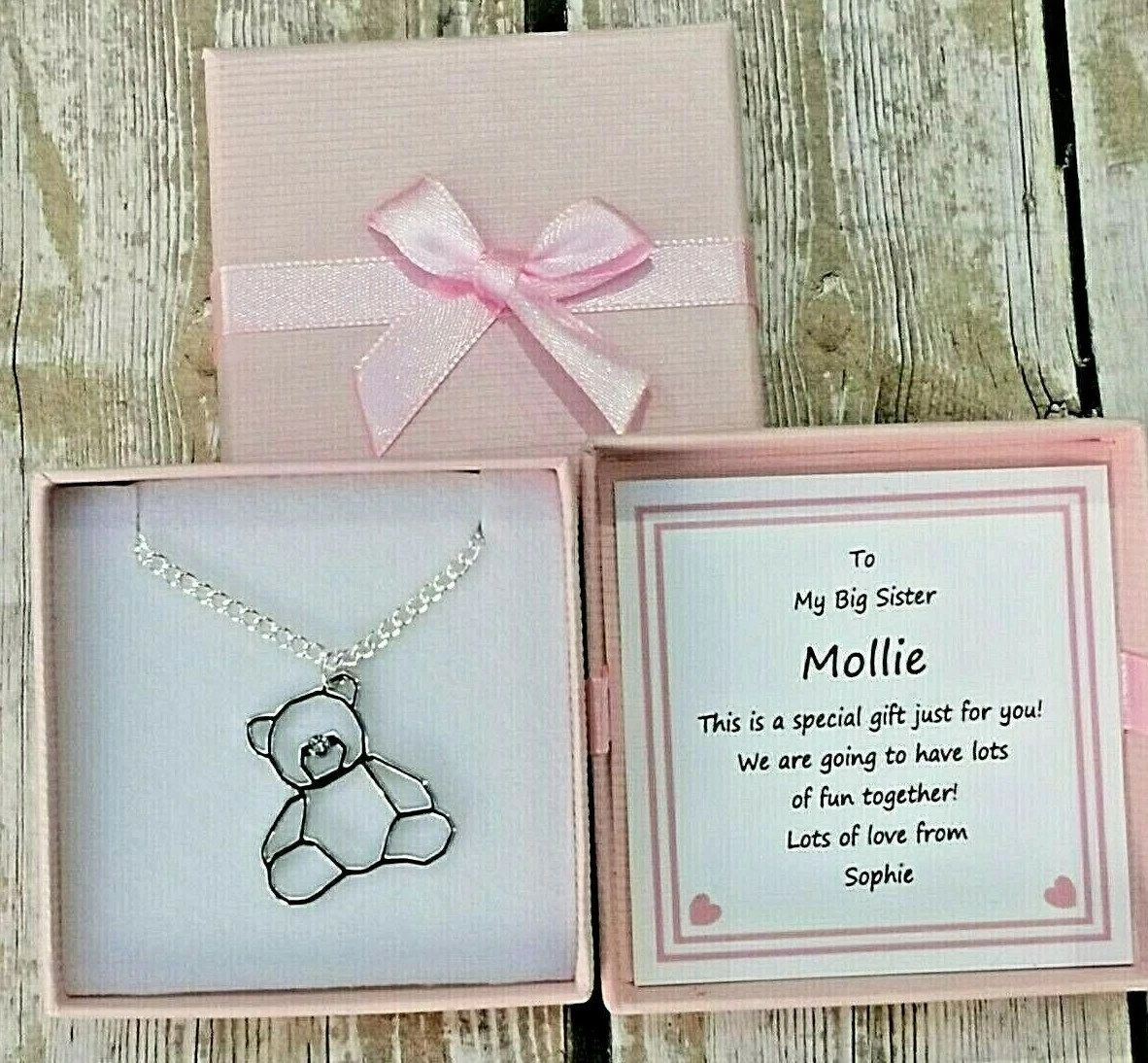 Personalised 9ct Gold Baby Names Necklace | Posh Totty Designs