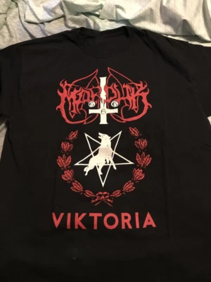 Marduk Viktoria T-Shirt Short Sleeve Cotton Black Men Size S to