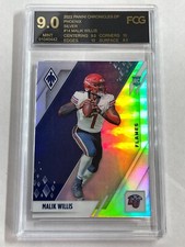 2022 Panini Chronicles PHOENIX RC ROOKIE GRADED FCG 9 MALIK WILLIS SILVER HOLO