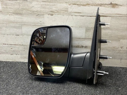 Power Mirror For 10-14 Ford E-250-350 Super Duty Left Textured Black AC2Z17683AA