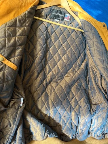 Vintage 90's The Art of Karl Kani leather varsity wheat OG hip hop jacket 4XL - Picture 4 of 10