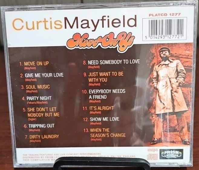 CURTIS MAYFIELD MOVE ON UP 新品未使用　送料込み Move On Up - Soul Music Society