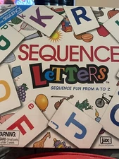 SEQUENCE Letters by Jax - Educational Board Game Fun from A to Z - New Sealed