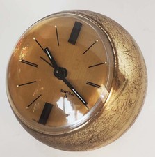 SWIZA orologio meccanico da tavolo carica 8 giorni sveglia - sfera ottone Ø 70mm