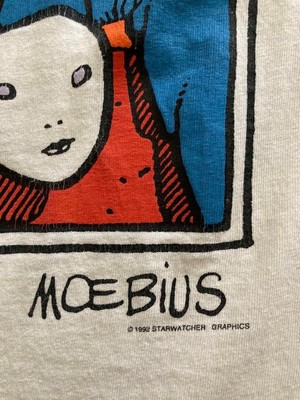 Starwatcher T-Shirt 90S Used Size L Moebius Janjiro Vintage Starwatcher T-Shirt 90S Used Size L Moebius Janjiro Vintage