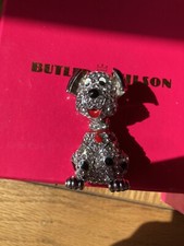 Butler & Wilson Happy Spotty Dog Brooch