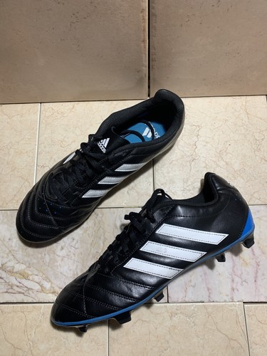 Adidas Goletto V FG Soccer Cleats Shoes Mens 12 US Black White Stripes Blue  Sole 888591863590 | eBay