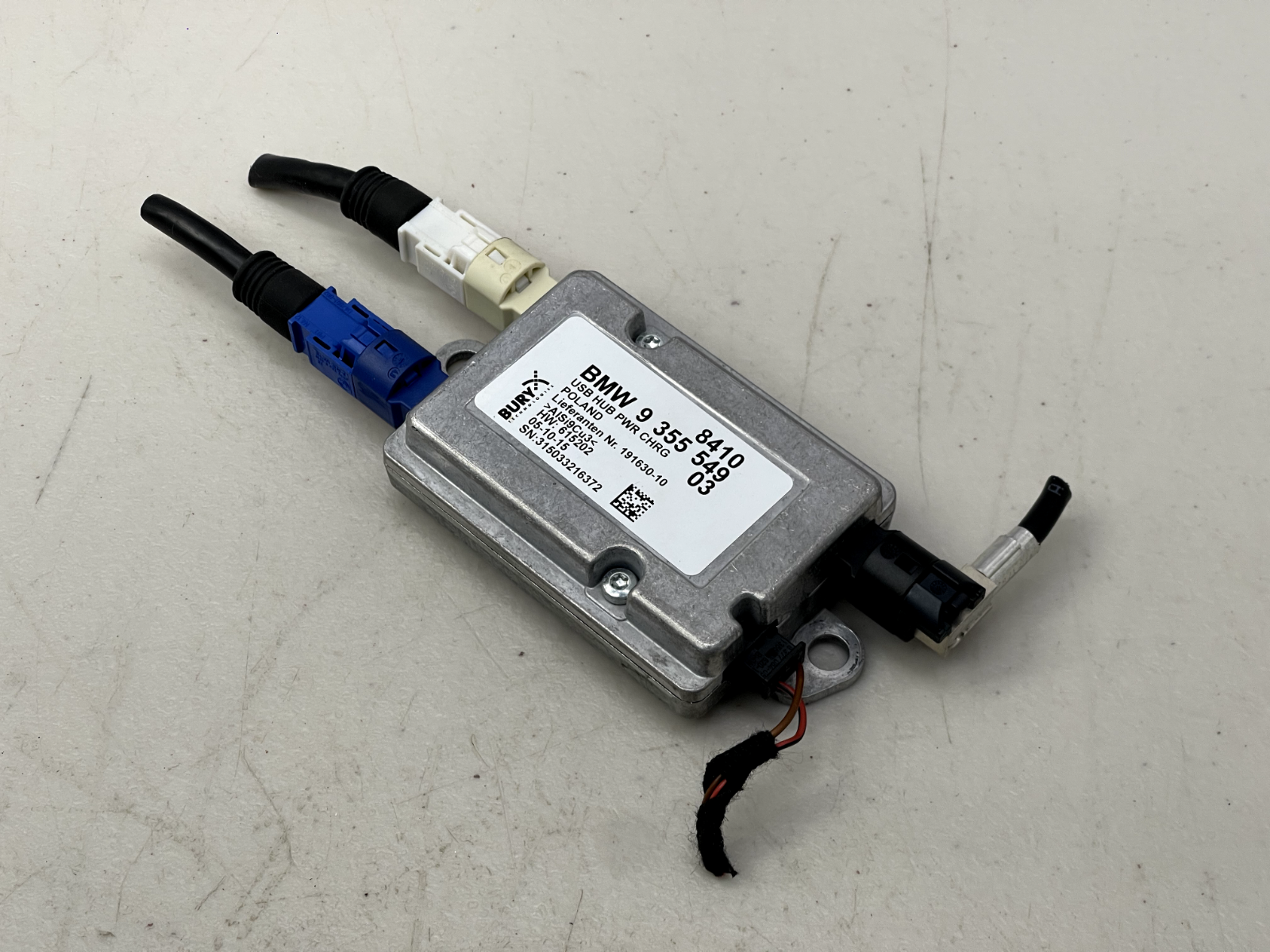 2016-19 BMW G11 G12 740 750 OEM USB HUB AUDIO INTERFACE MODULE UNIT ...