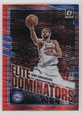 2020 Panini Donruss Optic Elite Dominators Red Pulsar Prizm Ben Simmons #23 15ej