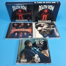 Death Row Records 15 Years 2 CD & DVD Snoop Dogg Best Of West Coast Rap 2Pac Lot