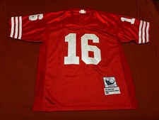 Mitchell & Ness 1989 Joe Montana NFL San Francisco 49ers Throwback Jersey 48 XL