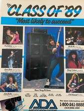 Ada Amplifiers, Full Page Vintage Print Ad