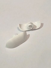 4x uPVC Window, Door Double Glazing Drain Caps,  Drainage hole Cover - WHITE 