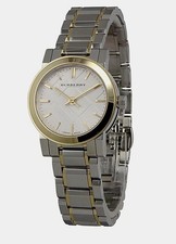 Brand New Burberry The City BU9217 Two Tone Stainless Steel 26 mm Women's Watch