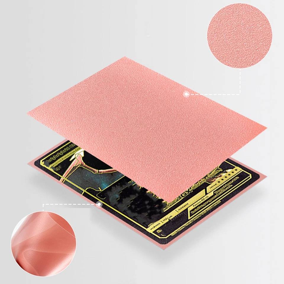 100X Metallische Kartenhüllen (Matt), Einfach Zu Befüllen Für TCG-Karten - Bild 4 von 4