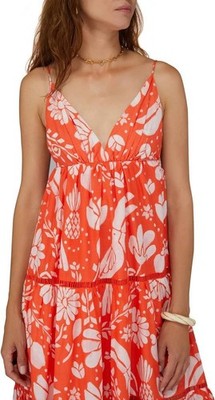 Farm Rio Neon Jungle Maxi Dress S