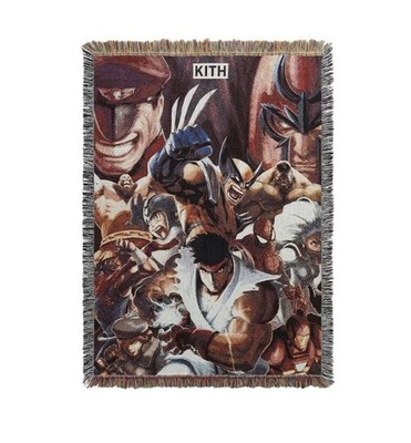 Kith x Marvel vs. Capcom Blanket ブランケット Kith x Marvel vs. Capcom Tapestry Blanket Brand New | eBay