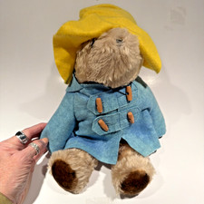 1981 Eden Paddington Bear Darkest Peru To London England Plush Toy Vintage 14"