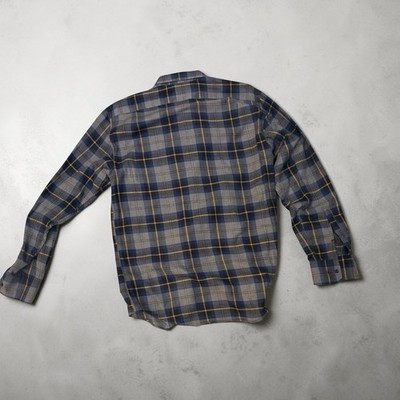 NEW Arnau Barcelona Button Up Shirt Gray/Black Plaid - Men s XL - Made In Spain