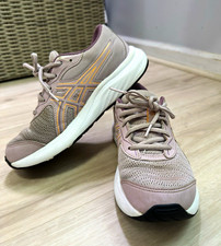 ASICS Contend 9 Girls Running Sneakers Size 5 Mauve Pink Gray Athletic Shoes