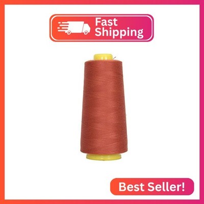 Threadart Serger Thread - Polyester Sewing - 2750 Yard Cone 40/2 - Terra Cotta