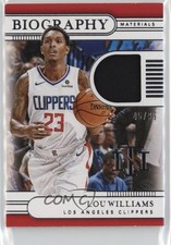 2019-20 Panini National Treasures Biography Materials 45/99 Lou Williams 1rr7