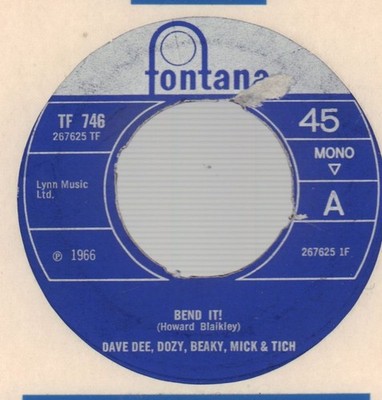 Dave Dee, Dozy, Beaky, Mick & Tich(7'' Vinyl)She's So Good/ Bend it!-Fon-VG/G
