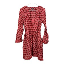 J Crew Cabana Mini Dress Womens Sz Extra Small Red Floral Boho Resort Beach