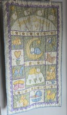 Nursery Wall Quilt Multicolor Baby Room Decor Hanging Art Patchwork