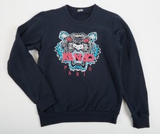 Kenzo Paris Navy Pink Tiger Sweatshirt Size M