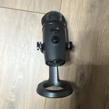 Blue Yeti USB Desktop Microphone, Freestanding Adjustable Stand, Black