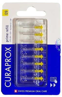 Curaprox Interdentalbürsten CPS 09 gelb -Prime refill Zahnzwischenraumbürsten