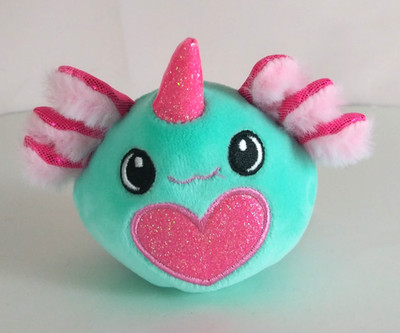 Zuru Rainbocorns Eggzania Baby Mania Axolotlcorn 3'' Plush