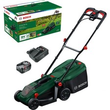 Bosch ROTAK 18V-32 P4A 18v Cordless Brushless Rotary Lawnmower 320mm 1 x 4ah Li-