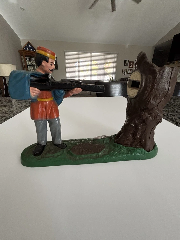 VTG Book of Knowledge Cast Iron Bank – Bowman Series - Image 2 of 4