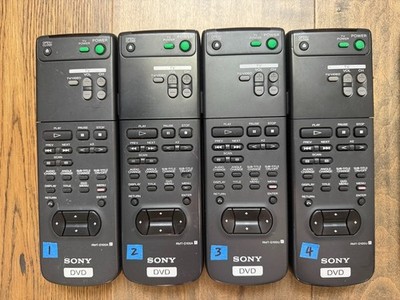 Original Sony RMT-D100A RMT-D100U DVD Remote Control Tested Working Free Ship