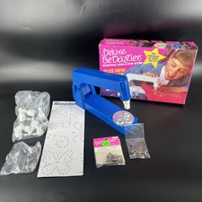 Deluxe Bedazzler: Rhinestone, Pearl & Stud Setter w/ Iron-On Patterns 