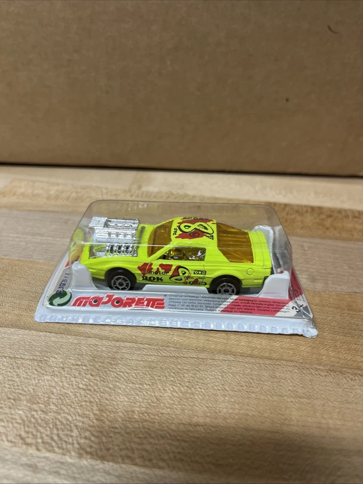 Vintage 1990’s Majorette 200 Series Pontiac Firebird Pro Stock Yellow. Box 251 - Image 2 of 4