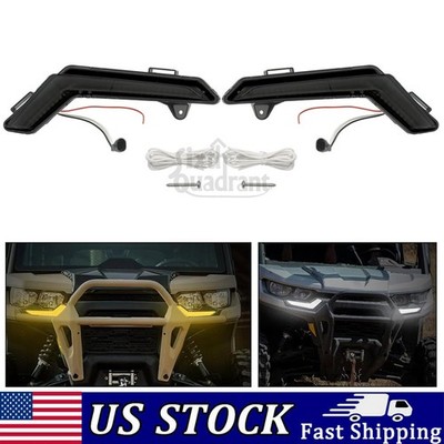 LED Front Turn Signal Running Light For Can-Am Commander  Defender Max 2020-2025