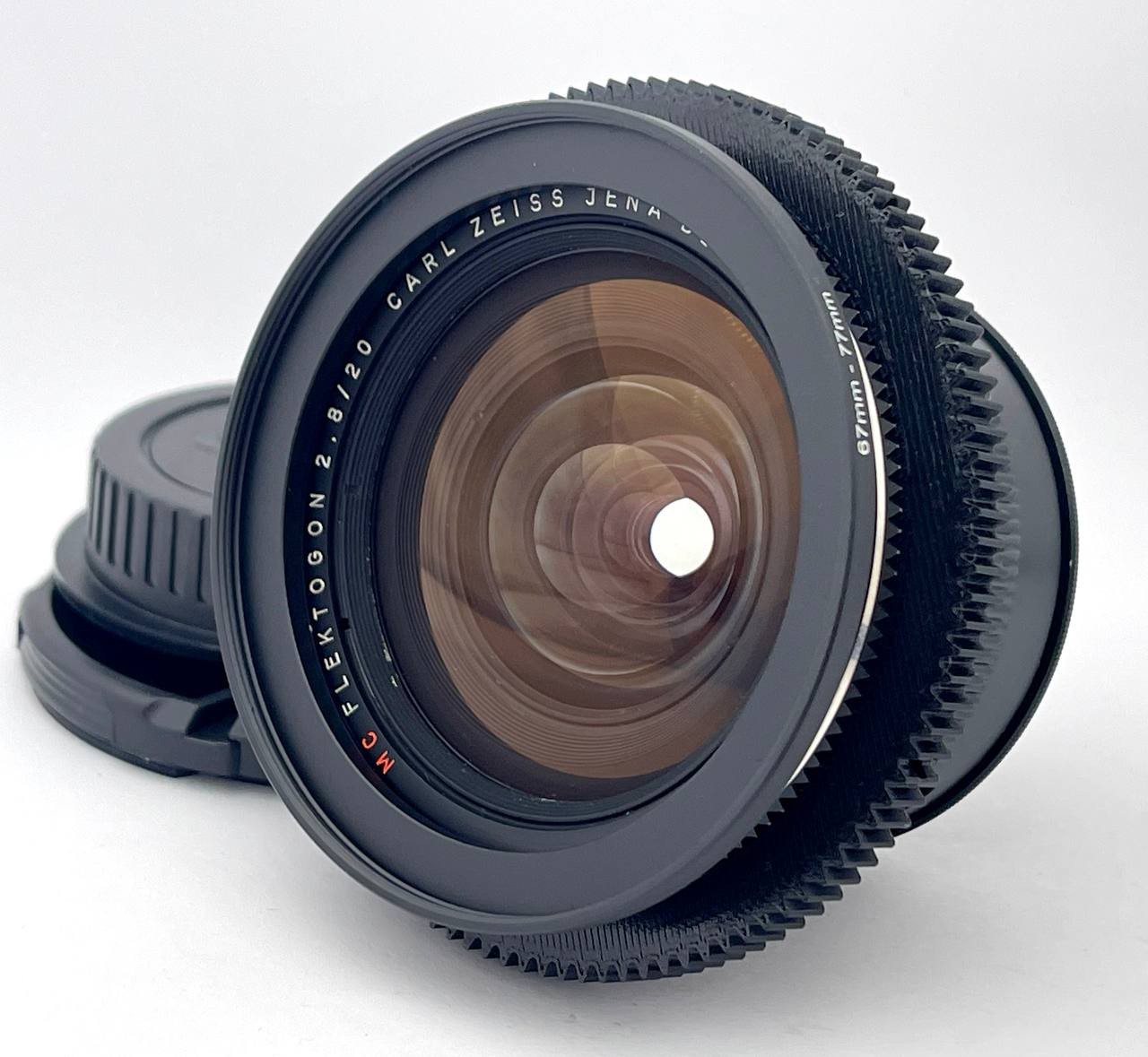 Zeiss Rings Carl Zeiss Jena MC Flektogon f/2.8 20mm Wide Angle Lens Cine Mod Canon ...