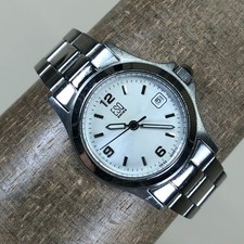 ESQ Movado Women E5293 Fashion Swiss Silver Tone Quartz Analog 28mm Watch 6"