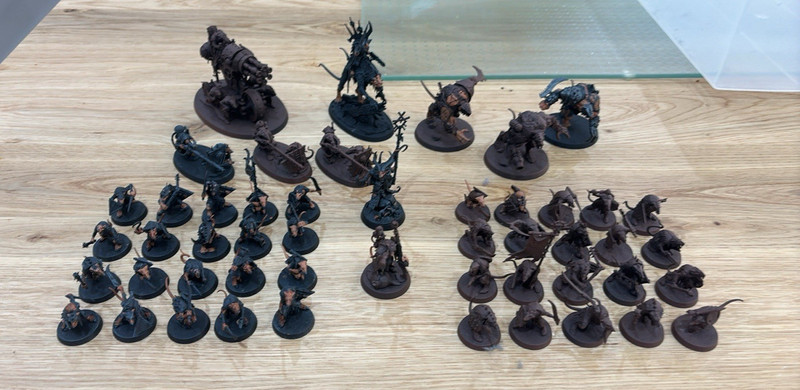 Games Workshop AOS Skaven Mixed Lot Miniatures Warhammer Fantasy Battles