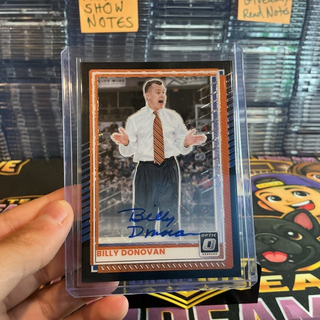 SSP #3/3 Billy Donovan 2025-26 Panini Donruss FOTL Black Auto Florida Bookend
