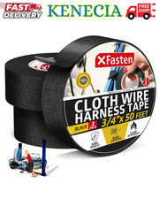 Wire Harness Tape, 3/4-Inch x 50-Foot 3-Pack , High Temp Wiring Loom Harness,